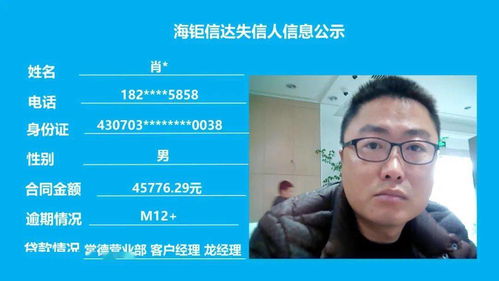 公司動態 | 海鉅信達關于第230期網貸失信人信息公示的公告